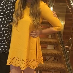 Mustard dress SHEIN